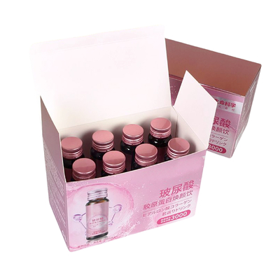 Soem-Eigenmarken-Flaschen-Halal Schönheits-Haut, die Marine Collagen Peptide Powder Liquid-Getränk-Wasser-Ergänzung weiß wird