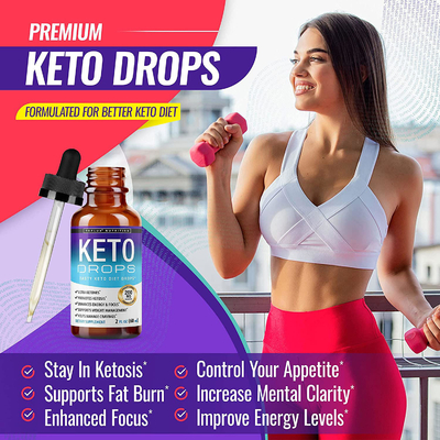 OEM-maßgeschneidertes Logo, Fatburner, Gewichtsverlust, Schlankheitsdiät, flüssiges Öl, Keto-Diät-Tropfen für Männer und Frauen