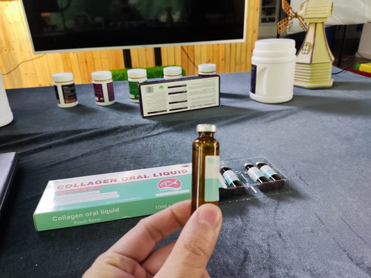 100% Gesundheits-Ergänzung Soem-mündlichgroßhandel natürliche der Fisch-Kollagen-Peptid-Getränk-Schönheits-flüssiger Schönheits-10ml