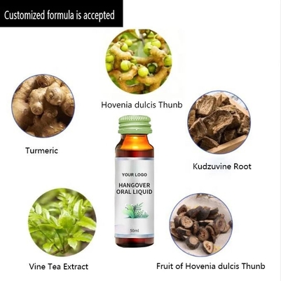 Antialkoholischer pflanzlicher Hovenia Dulcis Radix Puerariae-Extrakt Veganes Katergetränk OEM ODM