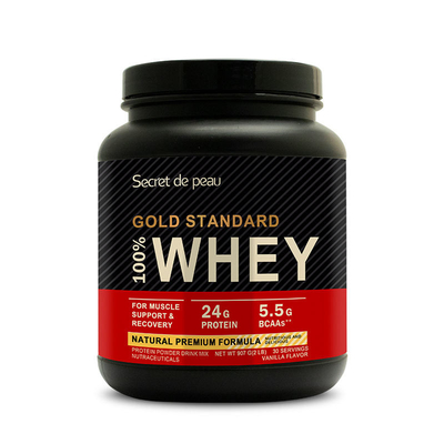 Molkeproteinergänzungs-Molkeproteinpulver Soemgroßhandels-Goldstandards 2lb