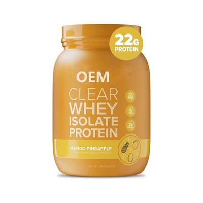 Heißes Molke-Isolat-Protein Verkauf Soem-freien Raumes nulllaktose nullsugar keto-friendly mango pineapple flavor pulverisieren