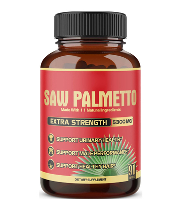 Die Soem-Prostatagesundheitsergänzung, die Ashwagandha passend ist für männliches Haarwachstum enthält, sah Palmenpulver