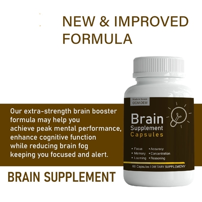 Soem erhöhte Gedächtnis und Konzentration moderner Brain Supplement Powder For Students, Erwachsene und ältere Menschen