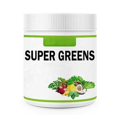 Verdauungsenzyme Probiotika Superfood Greens Blend Powder OEM mit Spirulina Chlorella