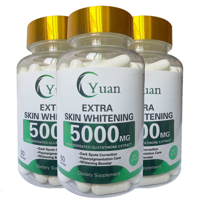 5000 mg 3X Extra Whitening Pearl Powder OEM Glutamax Glutathion Hautaufhellungspillen
