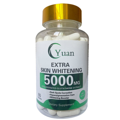 5000 mg 3X Extra Whitening Pearl Powder OEM Glutamax Glutathion Hautaufhellungspillen