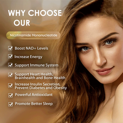 OEM Supplements Beta-Nikotinamid-Mononukleotid 500 mg NMN-Kapsel 99 % NMN-Pulver