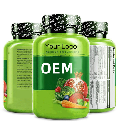 Heißer Verkaufs-ergänzen ganze Nahrungmultivitamin-Tablets Soems für Mann-Gesundheit 120 Kapseln des strengen Vegetariers