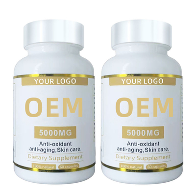 Soemmultivitamins und -nahrung ergänzen 10000mg Kapsel-Glutathions-Pillen des Vitamin-E Softgel enthäuten das Weiß werden der Kapsel