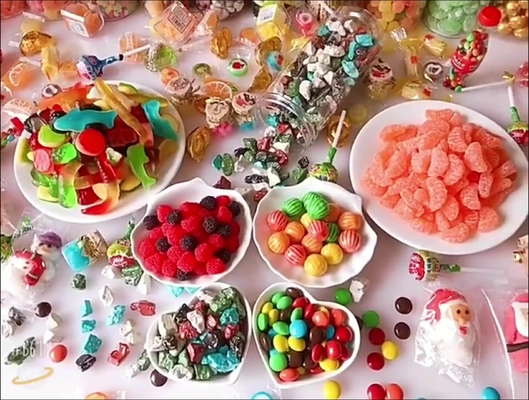 Frucht-Aroma-gummiartige Tablet-Süßigkeits-Mischfarbe-Soem 2.5kgx6bags/Carton