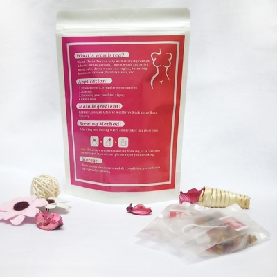 OEM Beliebtester weiblicher Gebärmutter-Detox-Tee, natürlicher Kräutertee, warmer Kräuter-Gebärmutter-Detox-Tee, natürlicher Kräuter-Unfruchtbarkeitstee