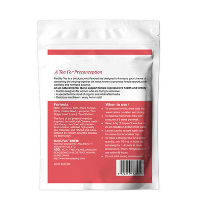 Weibliche Ergiebigkeits-faserartiger Tee/Women-Ergiebigkeits-Tee/Warm-Gebärmutter Detox-Tee Soems für Schwangerschaft