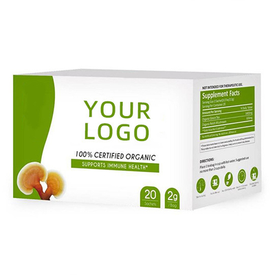 OEM Ganoderma Lucidum Pilz Lingzhi Grünteebeutel Instant Herbal Health Detox Tee