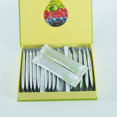 15 Sticks/Box Detox-Faserpulver OEM-Rohstoff Fruchtenzympulver