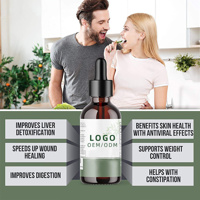 Glutenfreie Biotin-Kollagen-Tropfen OEM ODM Chlorophyll-Flüssigkeitstropfen