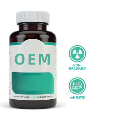 Organische Kapseln 3000mg Spirulina 90 Tablets/Flaschen-Grün Superfood-Ergänzungs-Gesundheitswesen