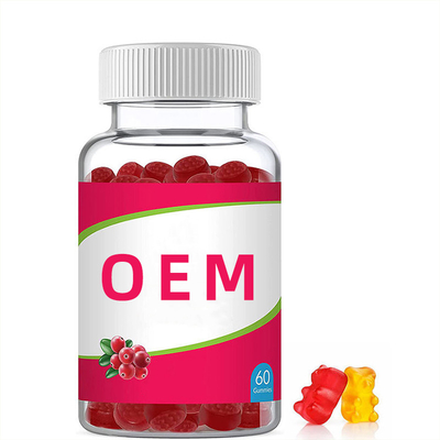 100% natürliche Frauen-Ernährungsergänzungs-Moosbeerenprobiotic Gummies-Harntrakt-Moosbeernahrungsmittelergänzung
