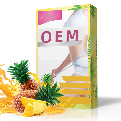 Gesundheitswesen-Frauen-Ernährungsergänzungen Detox-Gewichtsverlust-Pulver-Eigenmarken-Ananas-Aroma