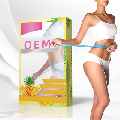 Gesundheitswesen-Frauen-Ernährungsergänzungen Detox-Gewichtsverlust-Pulver-Eigenmarken-Ananas-Aroma