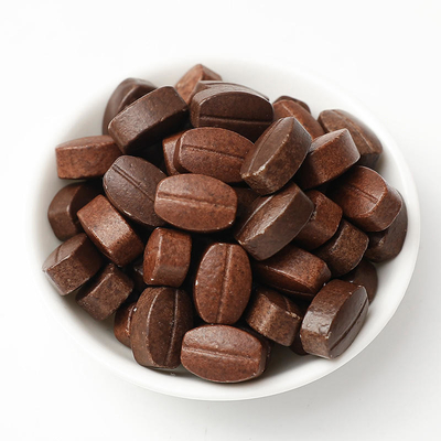 Vegane Süßigkeiten ohne Zucker Instant Grain Kaffeeform Kaffeebohnen Tabletten Kaffee